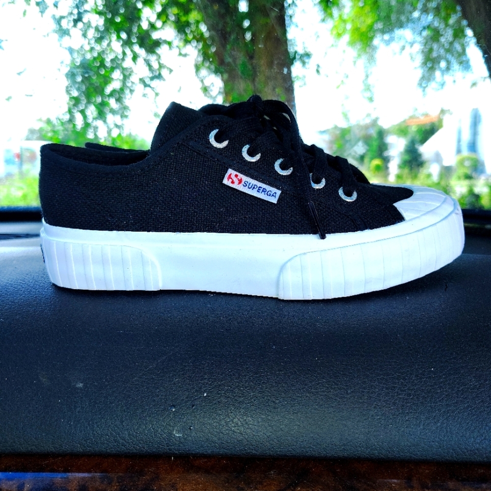 Woman's Superga Women's 2630 Cotu Sneakers-Wore ONCE-LIKE NEW